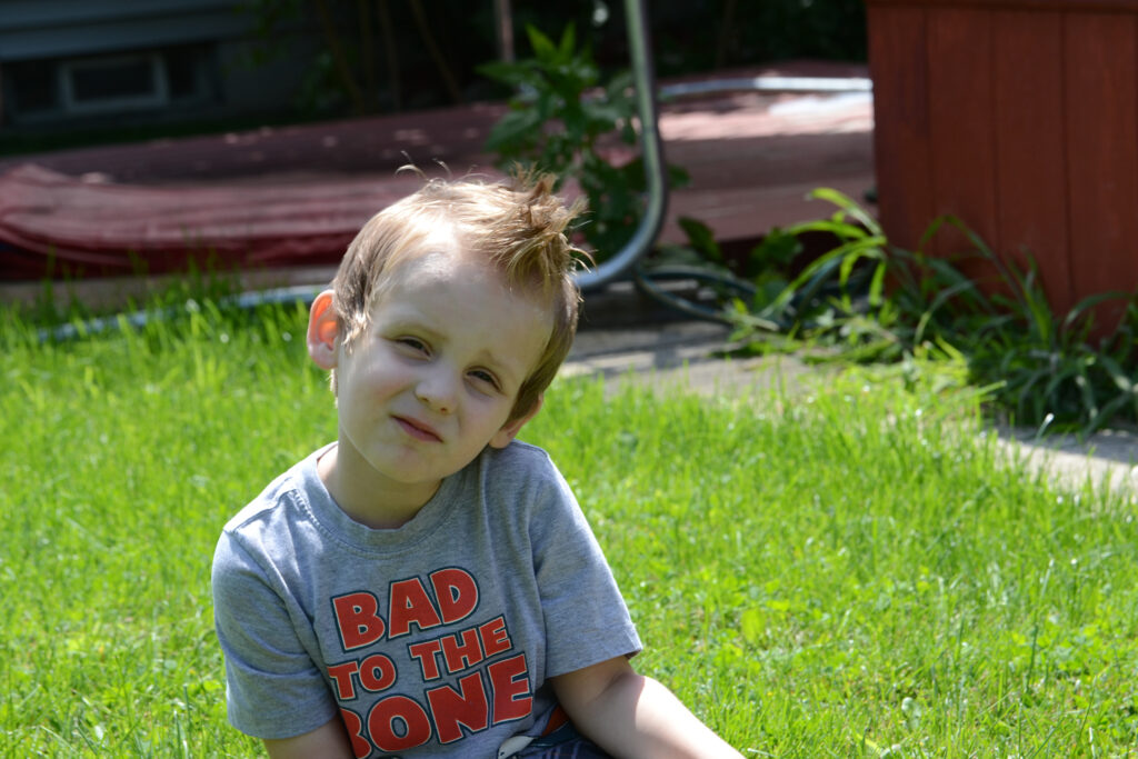 Backyard Portrait of Son, 2013