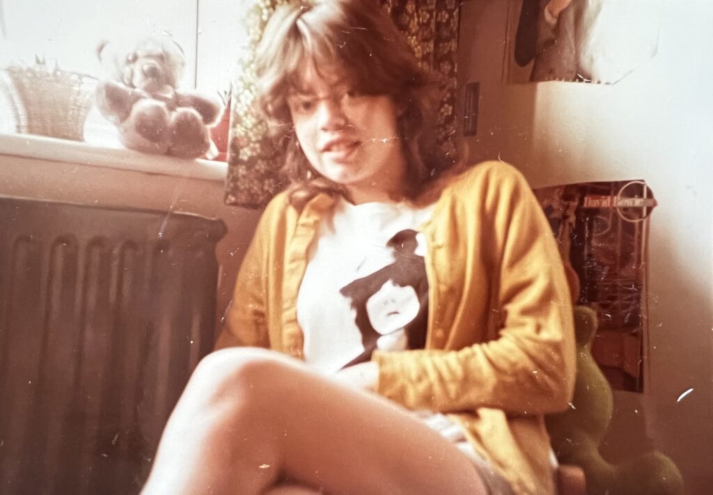 My first ever self portrait, circa 1984