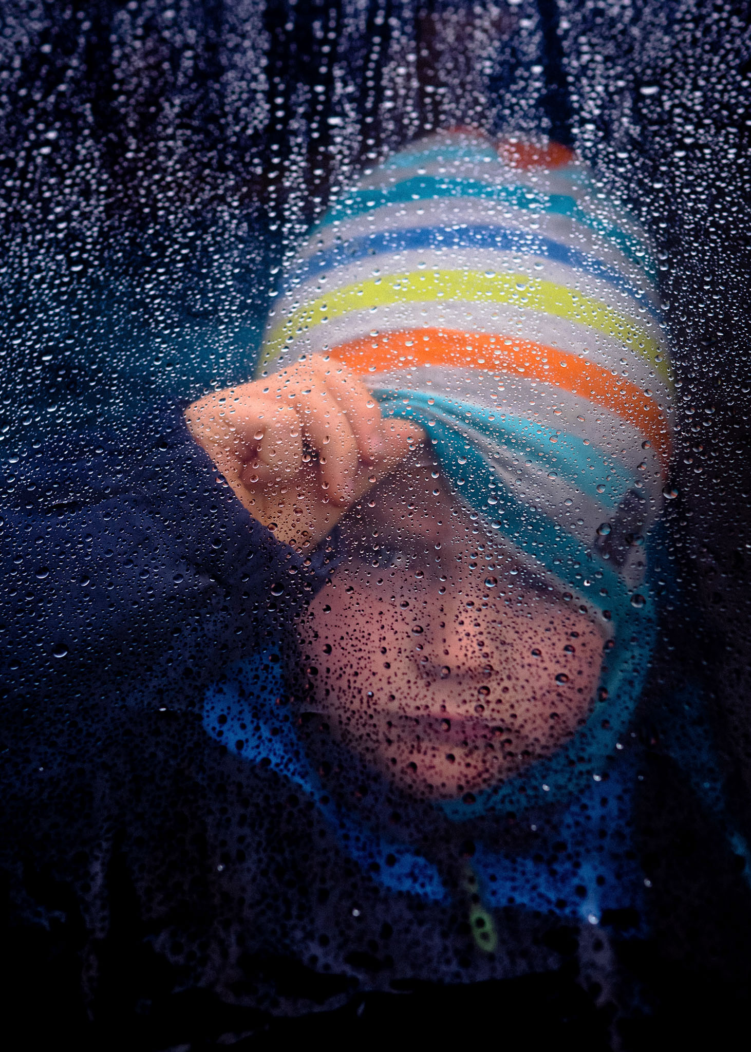 F*ck The Rain - Paul after his nap in the rainy baby carriage. One of my favorite family pictures and the start of my storytelling photography.